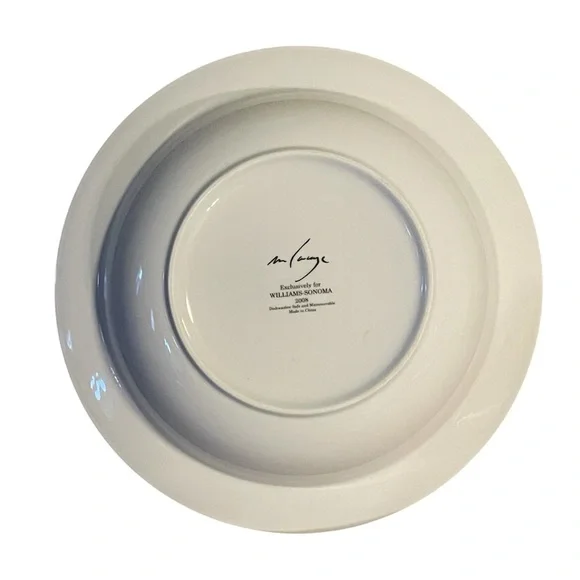 Williams Sonoma La Mer 14" Large Serving Bowl Nautical Fish Decor Retired - Picture 2 of 4